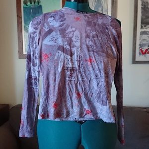 Cute, but culturally appropriative sheer top